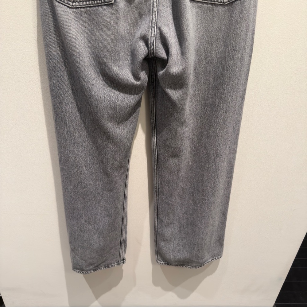 rag & bone Slate Grey Acid Wash Denim Wide Leg Baggy Jeans Size 29 Women’s - Picture 5 of 10